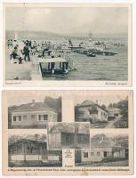 63 db főleg MODERN magyar város képeslap vegyes minőségben / 63 mostly modern Hungarian town-view po...