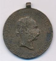 1873. Hadiérem Br katonai érdemérem mellszalag nélkül T:3 Hungary 1873. Military Medal Br medal without ribbon C:F