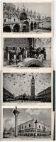 4 db RÉGI olasz nem képeslapos leporello / 4 pre-1945 non-postcard leporellos: Roma, Venezia, Napoli