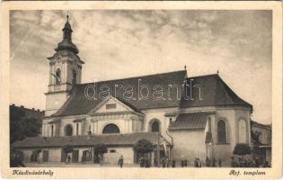 1944 Kézdivásárhely, Targu Secuiesc; Református templom / Calvinist church (EK)