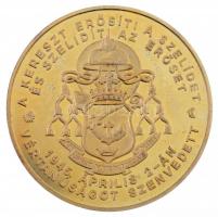 Csóka Zsuzsa (1962-) 1997. "Báró Apor Vilmos püspök boldoggá avatására" kétoldalas, aranyo...