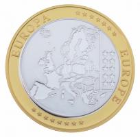 ~2002. "Emlékérem az euróövezet országainak közös valutájáról - Luxemburg" aranyozott, ezü...