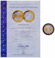 ~2002. "Emlékérem az euróövezet országainak közös valutájáról - Németország" aranyozott, e...