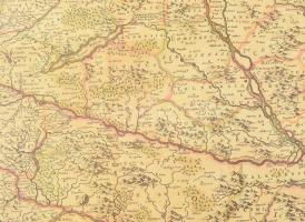 1989-1992 Magyarországot ábrázoló régi térkép reprintjei, 4 db: 
Carte de la Hongrie a l'Austr...