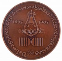 1995. 100 éves a dél-alföldi áramszolgáltatás kétoldalas Br emlékérem dísztokban. Szign.: LS és SZG (42,5mm) T:1