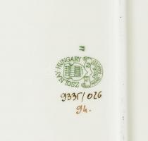 Zsolnay pillangó mintás szendvicses készlet, kézzel festett, jelzett, hibátlan. tányérok d:16,5 cm, ...