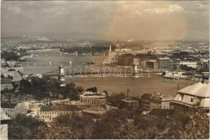 1962 Budapest, Kossuth híd pillérei lebontás után. Képzőművészeti Alap (fl)