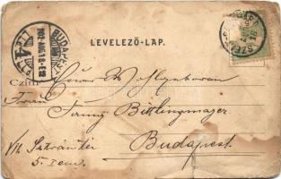 1902 Szentgotthárd, Kir. dohánygyár. Wellisch Béla kiadása (r)