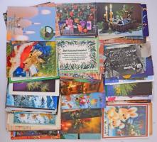 kb. 150 db MODERN karácsonyi üdvözlő motívum képeslap / Cca. 150 modern Christmas greeting motive postcards