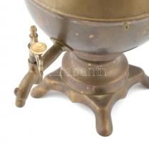 Szamovár elektromos, réz göb formájú, 2 foggantyúval m:34cm