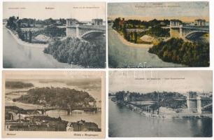Budapest XIII. Margitsziget - 4 db régi képeslap / 4 pre-1945 postcards