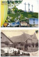 Budakalász - 14 db ugyanolyan modern reprint képeslap / 14 same modern reprint postcards