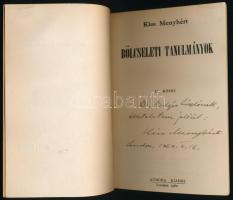 Kiss Menyhért: Bölcseleti tanulmányok. I-II. köt. Aurora Könyvsorozat 1-2. sz. London, 1959-1960, Au...