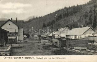 Gyimesközéplok with Railway-station