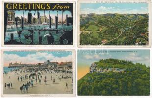 28 db VEGYES amerikai és kanadai város képeslap / 28 mixed American (USA) and Canadian town-view postcards