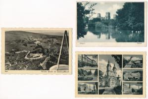 5 db RÉGI magyar város képeslap / 5 pre-1945 Hungarian town-view postcards