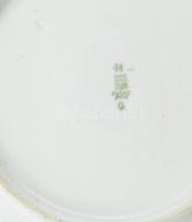 5 db Zsolnay süteményes tányér d: 18,5 cm. Jelzett. Korának megfelelő állapotban, kopott