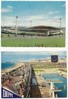 10 MODERN sport motívum képeslap: Olimpia és stadionok / 10 modern sport motive postcards: Olympic Games, stadiums