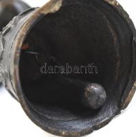 Arjuna (indiai mitológia alakja) bronz csengő. Sérült. m: 20cm