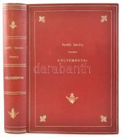 Petőfi Sándor összes költeményei. Hazai művészek rajzaival díszített képes kiadás. Bp., 1879. Mehner Vilmos,(Franklin-ny.), 805+7 p. Gazdag szövegközti képanyaggal illusztrált. Átkötött modern aranyozott műbőr-kötés, benne restaurált lapokkal, egy-két lapszélen szöveget nem érintő hiánnyal, néhány foltos lappal, pár lapon bejegyzésekkel, hiányzó címképpel.