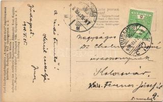 1908 Budapest VIII. Kerepesi zsidó temető. Légi felvétel a léghajóból 600 méter magasságból. Kral Sá...