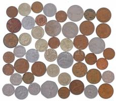 Nagy-Britannia 1968-1990. 1p-1Ł (50db, összesen 10,63 font névérték) T:2-3 United Kingdom 1968-1990. 1 Penny - 1 Pound (50pcs, 10,63 Pounds) C:XF-F