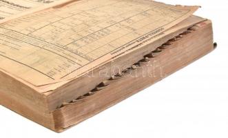 1943 M. Kir. Postavezérigazgatóság A Budapesti Egységes Hálózat betűrendes távbeszélő névsora, hivat...