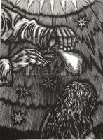 Gy. Szabó Béla (1905-1985) : Jelenések Könyve, fametszet mappa, 22 lappal, apró foltok. jelzettek. 5...