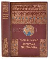 Almásy László (1895-1952): Autóval Szudánban. Első autó-utazás a Nílus mentén, vadászatok angol-egyiptomi Szudánban. Dr. Cholnoky Jenő előszavával. Magyar Földrajzi Társaság Könyvtára. Bp.,[1929.], Lampel R. (Wodianer F. és Fiai) Rt. Kiadói dúsan aranyozott egészvászon sorozatkötésben, a 16-17 oldal közötti képtábálák hiányoznak, három képtábla kijár és apró szakadásokkal, gerincen és borítón kopásnyomokkal, hátsó borító és néhány lap kissé foltos.