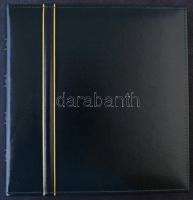 Négygyűrűs "NUMIS" berakó 27db kettes, hármas és osztás nélküli Leuchtturm berakólappal, h...