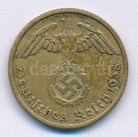 Német Harmadik Birodalom 1938F 10pf Al-Br T:2
German Third Empire 1938F 10 Reichspfennig Al-Br C:XF...