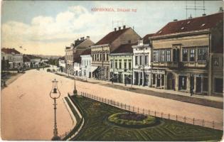 Kapronca, Kopreinitz, Koprivnica; Zrinjski trg, Trgovina, Lekarna / square, shop, pharmacy