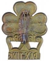 1939. "I. PAX-TING" Magyar Cserkészlány Szövetség zománcozott Cu jelvénye a magyarországi ...