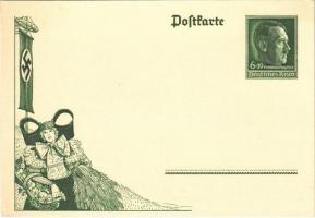 Erntedanktag, Reichserntedankfest / Reich Harvest Thanksgiving Festival, NSDAP German Nazi Party propaganda, swastika; 6+19 Ga. (EK)