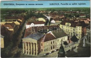 Szabadka, Subotica; Pozoriste sa opstim izgledom / theatre