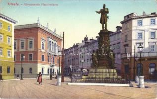 Trieste, Monumento Massimiliano / statue (EK)