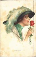 1918 The Rose and J. H & S Art Print No. 1557 D.1. litho (fl)