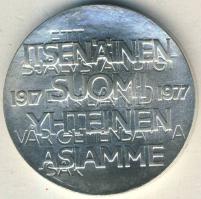 Finnország 1977. 10M Ag "60. Függetlenségi évforduló" T:BU