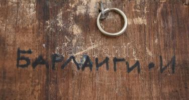 Jézus ikon másolat, fa alapon tempera, 22 x16,5 cm, kopott, sérült