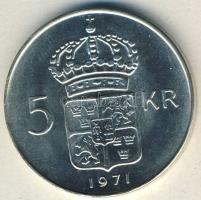 Svédország 1971. 5K Ag T:1-/2