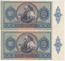 1941. 20P (2x, sorszámkövető: C503 003471 - C503 003472) T:I
Adamo P12