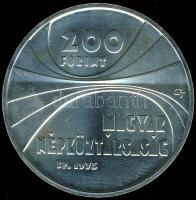 1975. 200Ft Ag "MTA" T:BU