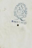 Herendi kínai kisfiú figura. Jelzett és apró kopásokkal, konty szépen restaurált. m: 8 cm