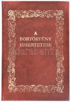 A bortörvény ismertetése (1893: XXIII. t.c.). Bp., 1898, Pallas. REPRINT minikönyv. Műbőr kötés, jó állapotban.