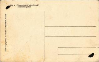 Pihenő honvédek. Kép a "Tizenhetesek" című hadi emlékkönyvből / WWI Austro-Hungarian K.u.K...