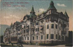 1913 Tátralomnic, Tatranska Lomnica; Palota szálloda / Hotel Palace (EK)