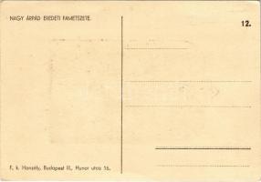 A cserkész tízparancsolata. Nagy Árpád eredeti fametszete után. Felelős kiadó Hanzély / Hungarian bo...