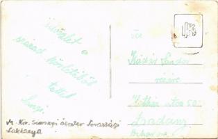 ~1930 Szentes, M. kir. Simonyi Óbester Lovassági laktanya. photo (EK)