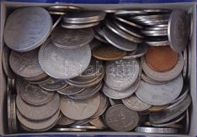 Románia vegyes 215db-os érme tétel, főleg a szocialista korszakból T:2-3 Románia mixed 215pcs of coins lot, mainly from the socialist era C:XF-F