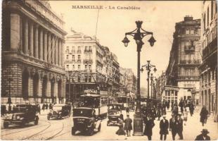 Marseille, La Canebiere / street, automobiles (fl)